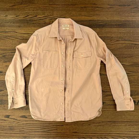 Madewell Other - Madewell Denim Work Shirt in Salmon | Men’s Small Relaxed Fit